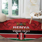 Custom Kenya Football Round Carpet Go Harambee Stars African Pattern