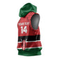 Custom Kenya Football Sleeveless Hoodie Go Harambee Stars African Pattern - African Pride
