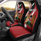 Custom Kenya Football Car Seat Cover Maasai Shield Coat Of Arms Style
