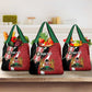 Custom Kenya Football Grocery Bag Maasai Shield Coat Of Arms Style