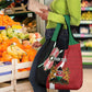 Custom Kenya Football Grocery Bag Maasai Shield Coat Of Arms Style