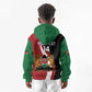 Custom Kenya Football Kid Hoodie Maasai Shield Coat Of Arms Style