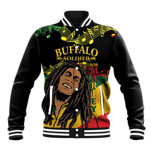 Afro Legend Bob Buffalo Soldier Baseball Jacket American Heroes Reggae Style LT14