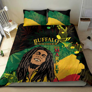 Afro Legend Bob Buffalo Soldier Bedding Set American Heroes Reggae Style