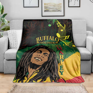 Afro Legend Bob Buffalo Soldier Blanket American Heroes Reggae Style