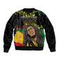 Afro Legend Bob Buffalo Soldier Bomber Jacket American Heroes Reggae Style