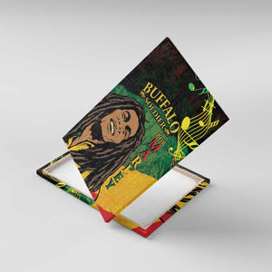 Afro Legend Bob Buffalo Soldier Canvas Wall Art American Heroes Reggae Style