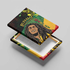 Afro Legend Bob Buffalo Soldier Canvas Wall Art American Heroes Reggae Style