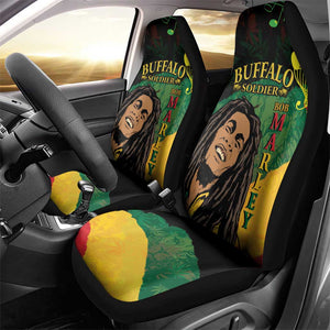 Afro Legend Bob Buffalo Soldier Car Seat Cover American Heroes Reggae Style