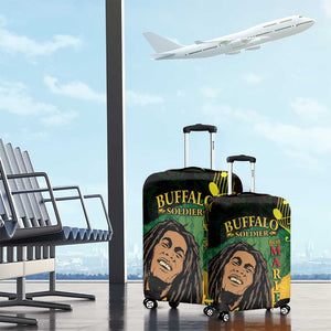 Afro Legend Bob Buffalo Soldier Luggage Cover American Heroes Reggae Style