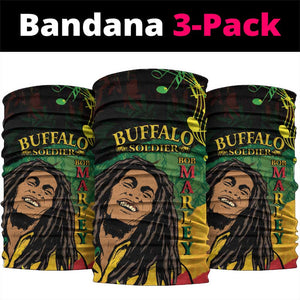 Afro Legend Bob Buffalo Soldier Neck Gaiter American Heroes Reggae Style LT14