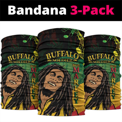 Afro Legend Bob Buffalo Soldier Neck Gaiter American Heroes Reggae Style LT14