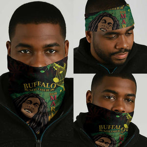 Afro Legend Bob Buffalo Soldier Neck Gaiter American Heroes Reggae Style LT14