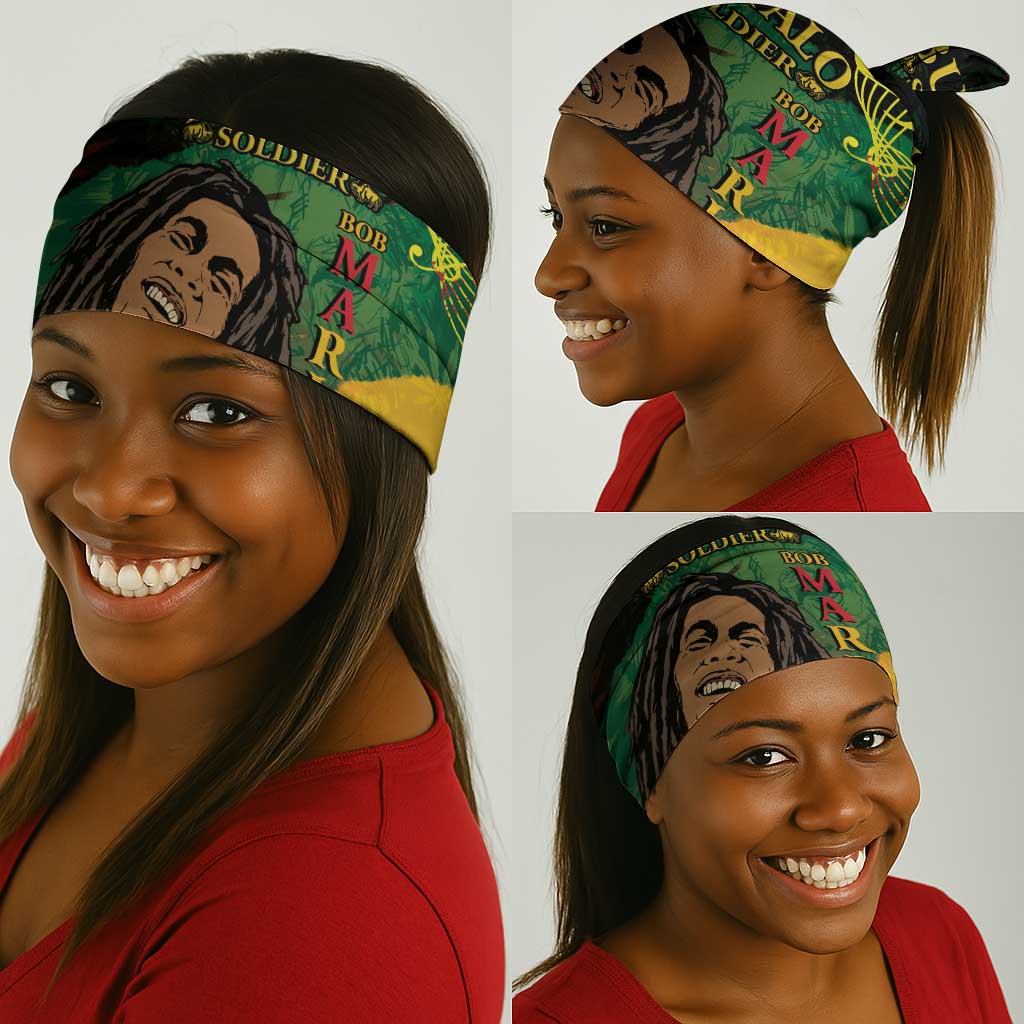 Afro Legend Bob Buffalo Soldier Neck Gaiter American Heroes Reggae Style LT14
