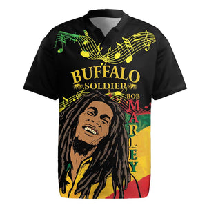 Afro Legend Bob Buffalo Soldier Rugby Jersey American Heroes Reggae Style