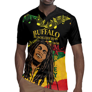 Afro Legend Bob Buffalo Soldier Rugby Jersey American Heroes Reggae Style