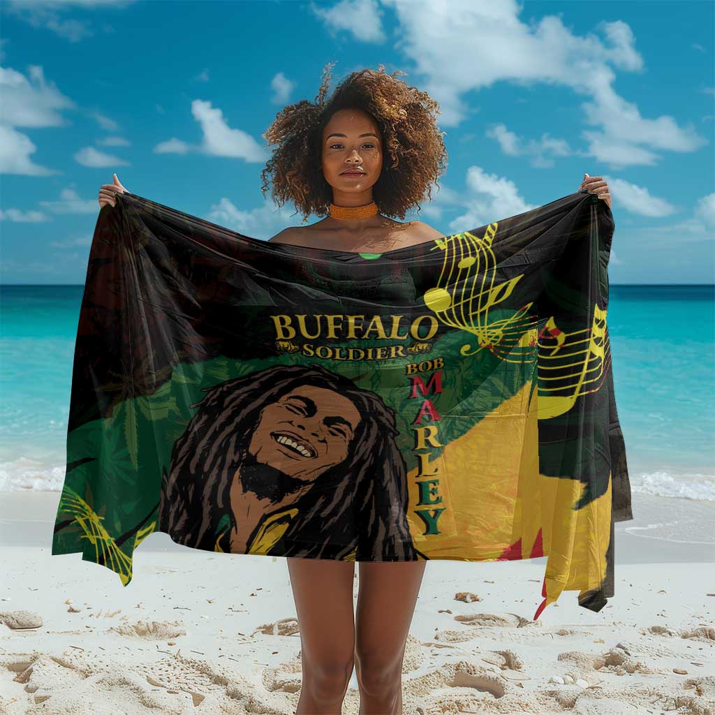 Afro Legend Bob Buffalo Soldier Sarong American Heroes Reggae Style