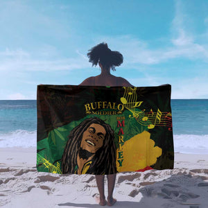 Afro Legend Bob Buffalo Soldier Sarong American Heroes Reggae Style