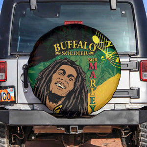 Afro Legend Bob Buffalo Soldier Spare Tire Cover American Heroes Reggae Style