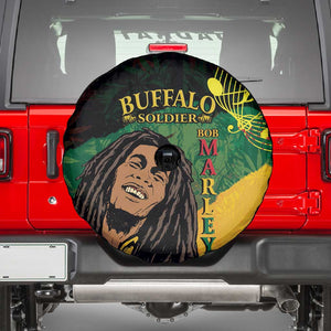 Afro Legend Bob Buffalo Soldier Spare Tire Cover American Heroes Reggae Style