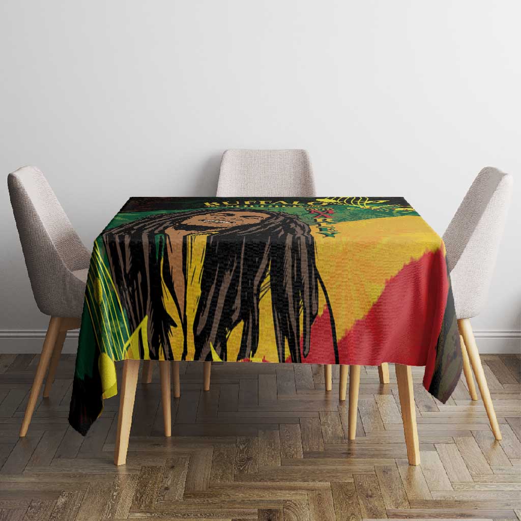 Afro Legend Bob Buffalo Soldier Tablecloth American Heroes Reggae Style