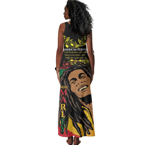 Afro Legend Bob Buffalo Soldier Tank Maxi Dress American Heroes Reggae Style