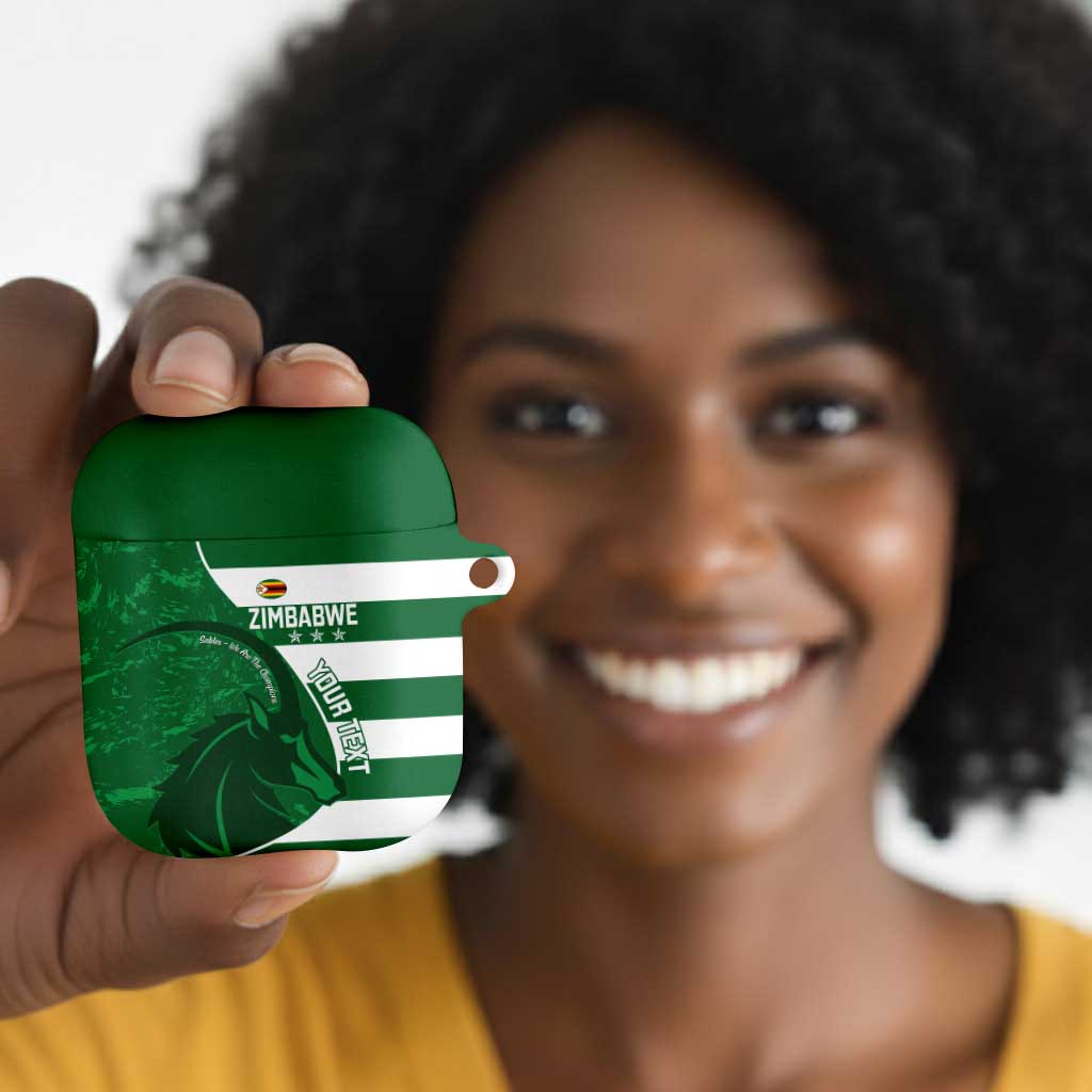 Zimbabwe Rugby Custom AirPods Case Sables 3rd Champions Proud