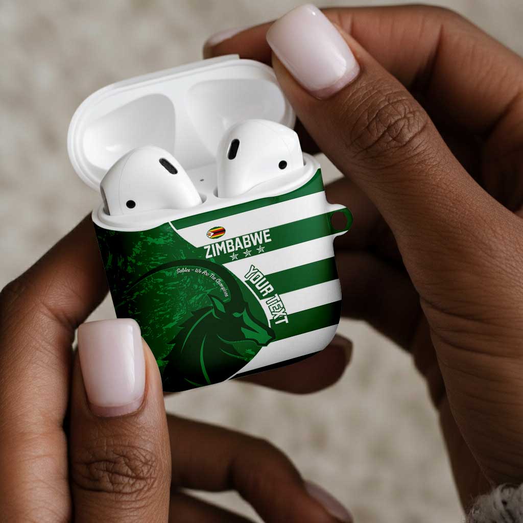 Zimbabwe Rugby Custom AirPods Case Sables 3rd Champions Proud