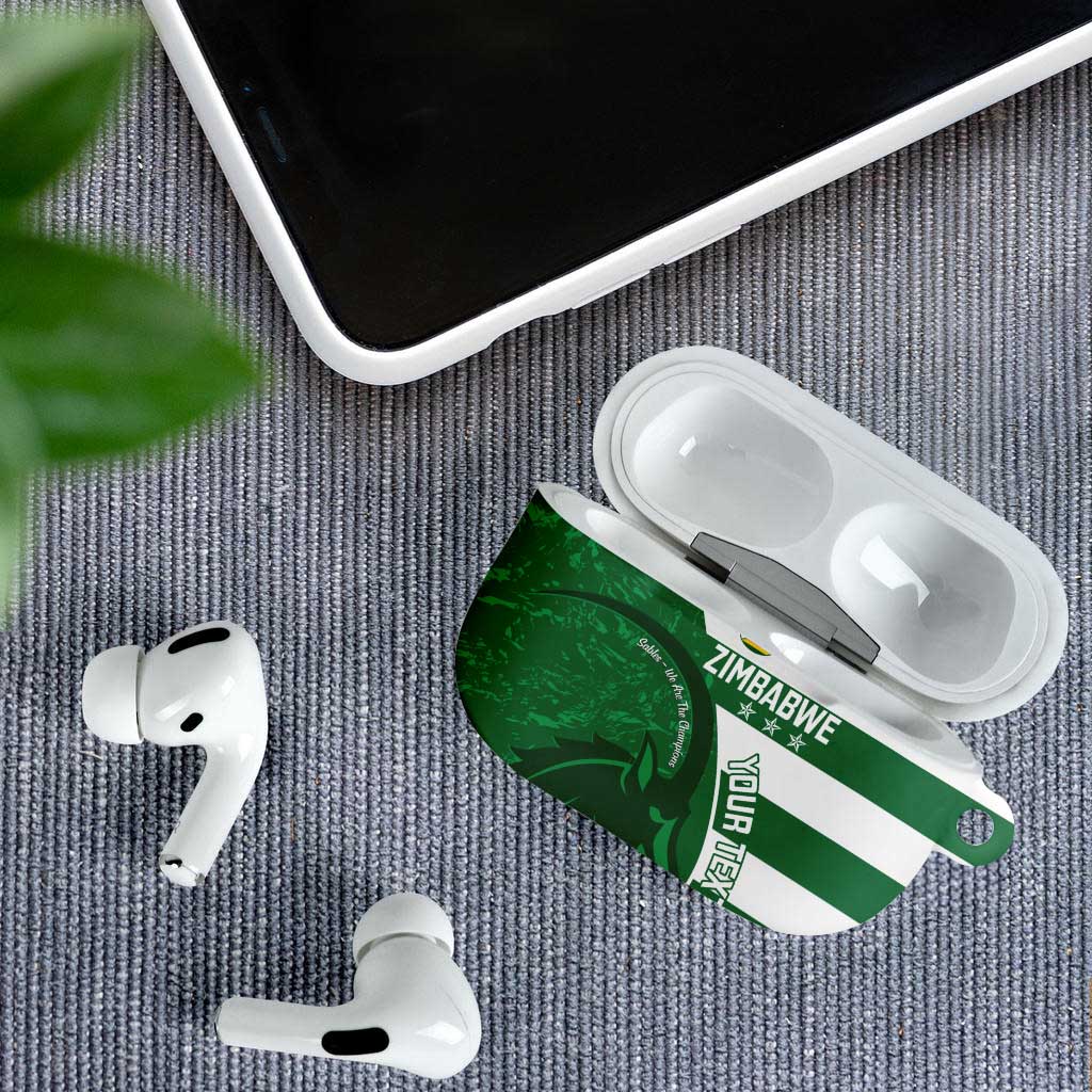 Zimbabwe Rugby Custom AirPods Case Sables 3rd Champions Proud