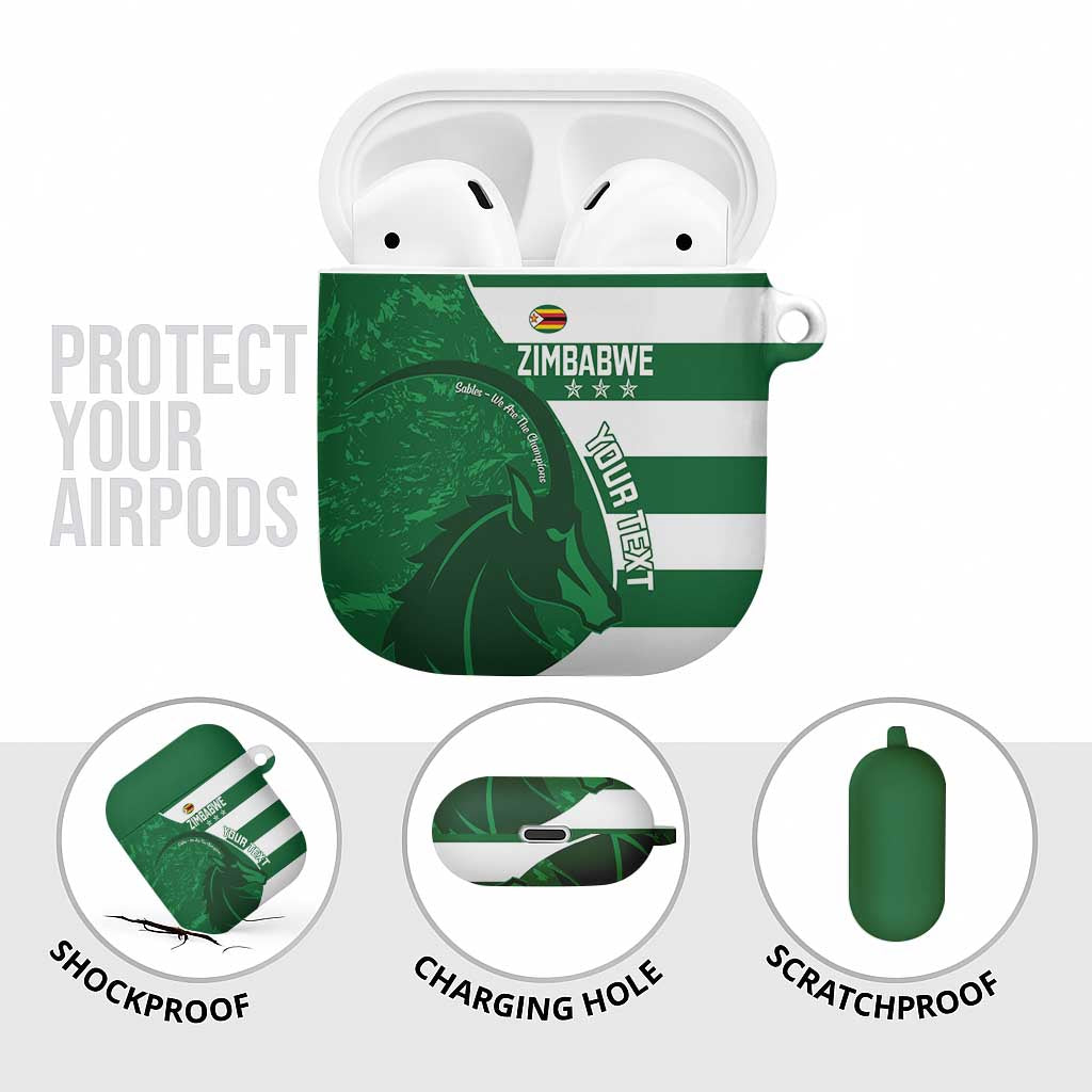 Zimbabwe Rugby Custom AirPods Case Sables 3rd Champions Proud