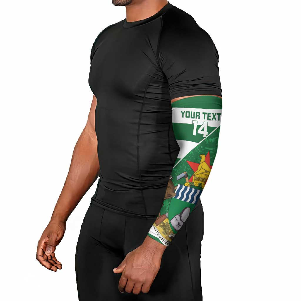 Zimbabwe Rugby Custom Arm Sleeves Sables 3rd Champions Proud