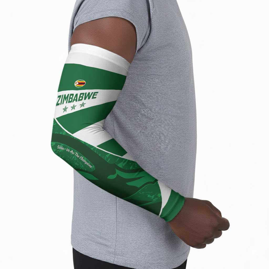 Zimbabwe Rugby Custom Arm Sleeves Sables 3rd Champions Proud