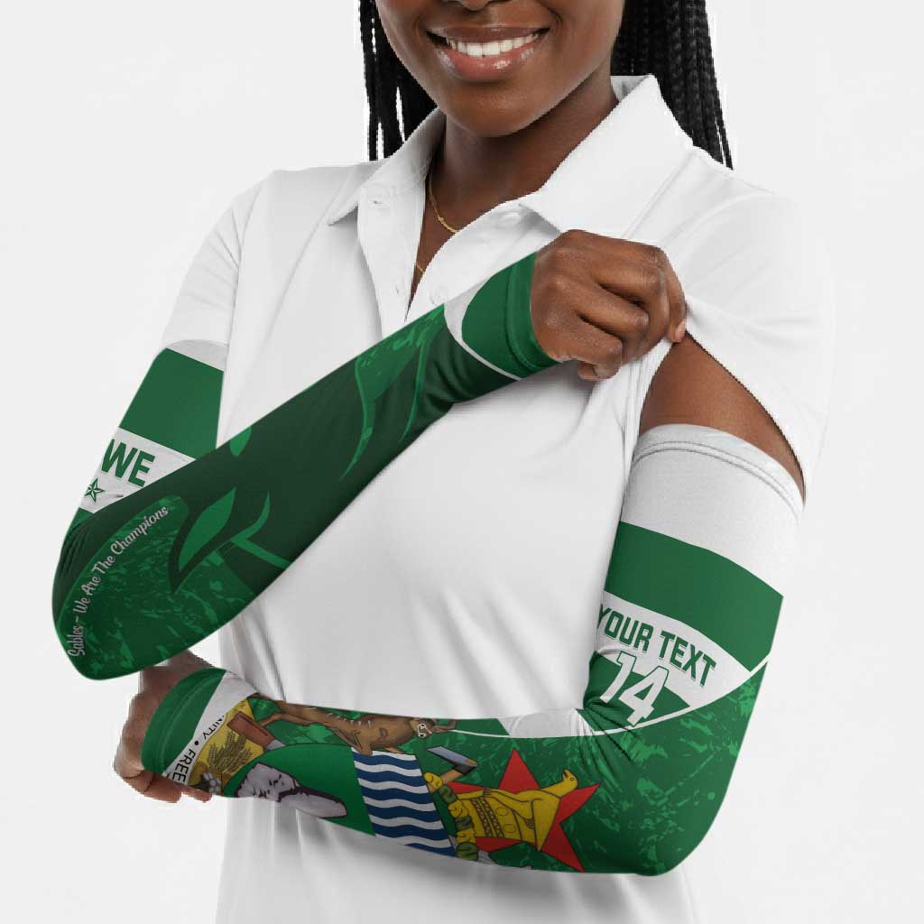Zimbabwe Rugby Custom Arm Sleeves Sables 3rd Champions Proud
