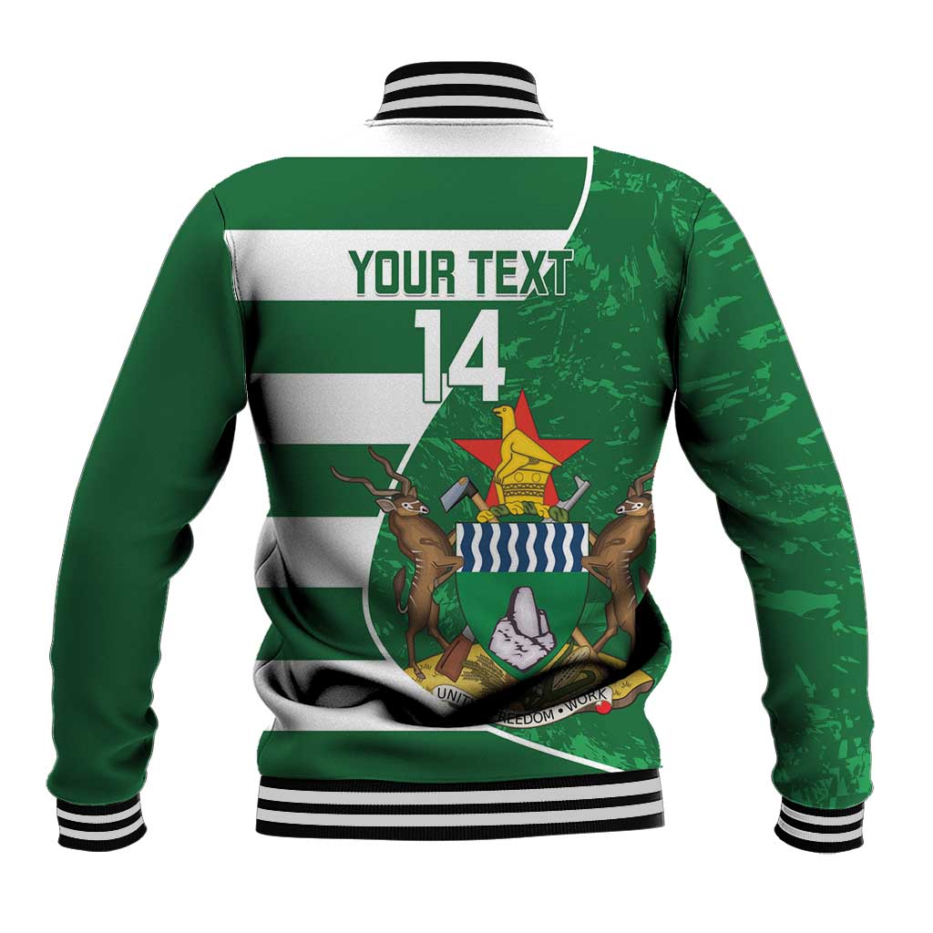 Zimbabwe Rugby Custom Baseball Jacket Sables 3rd Champions Proud - African Pride