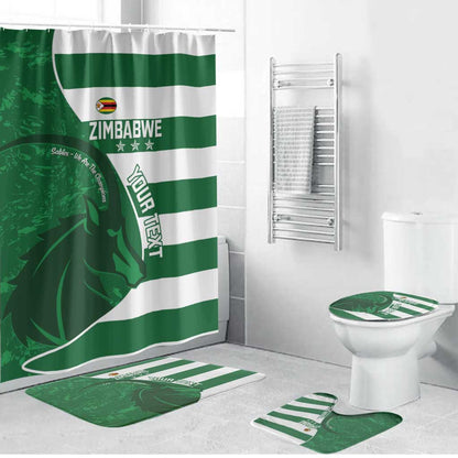 Zimbabwe Rugby Custom Bathroom Set Sables 3rd Champions Proud
