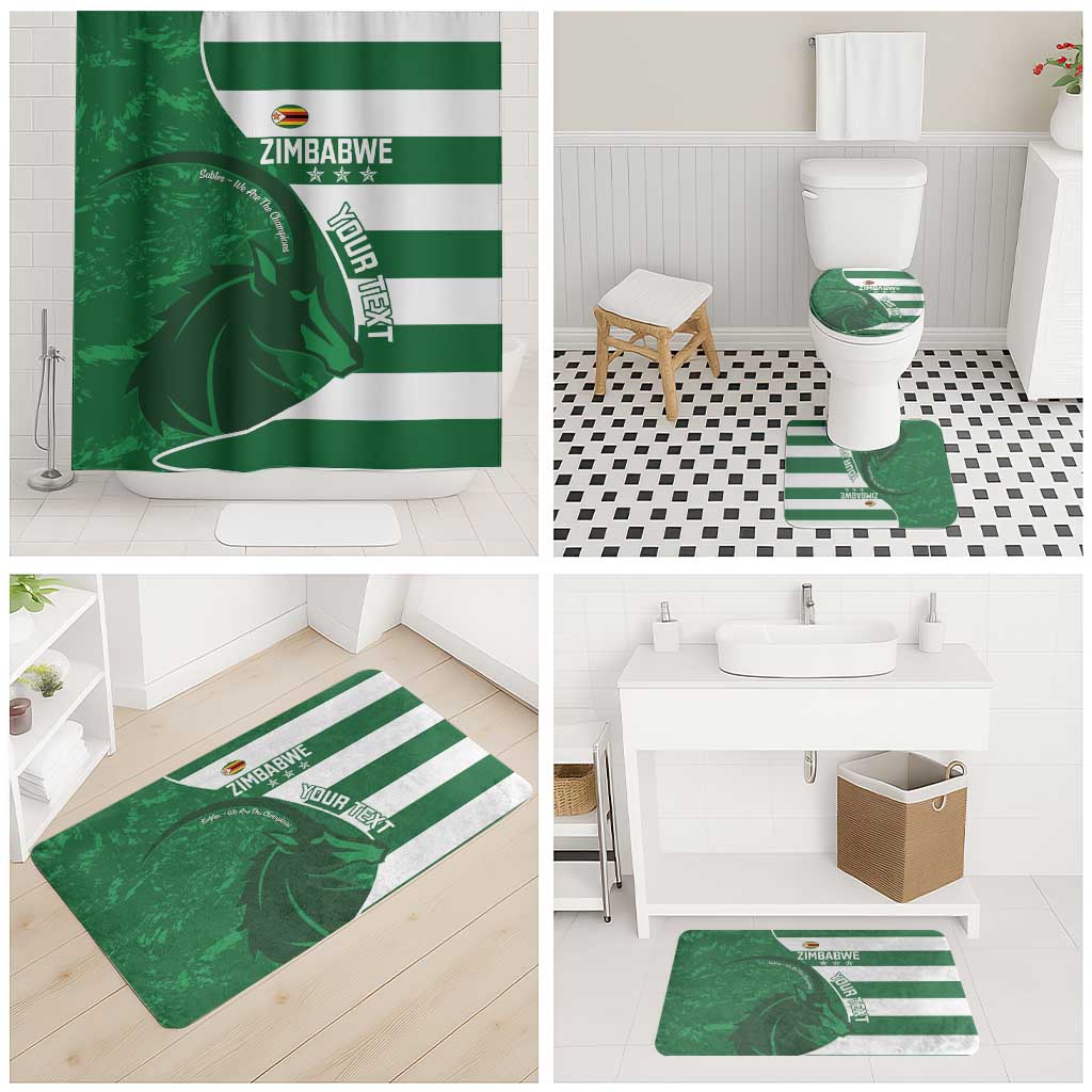 Zimbabwe Rugby Custom Bathroom Set Sables 3rd Champions Proud