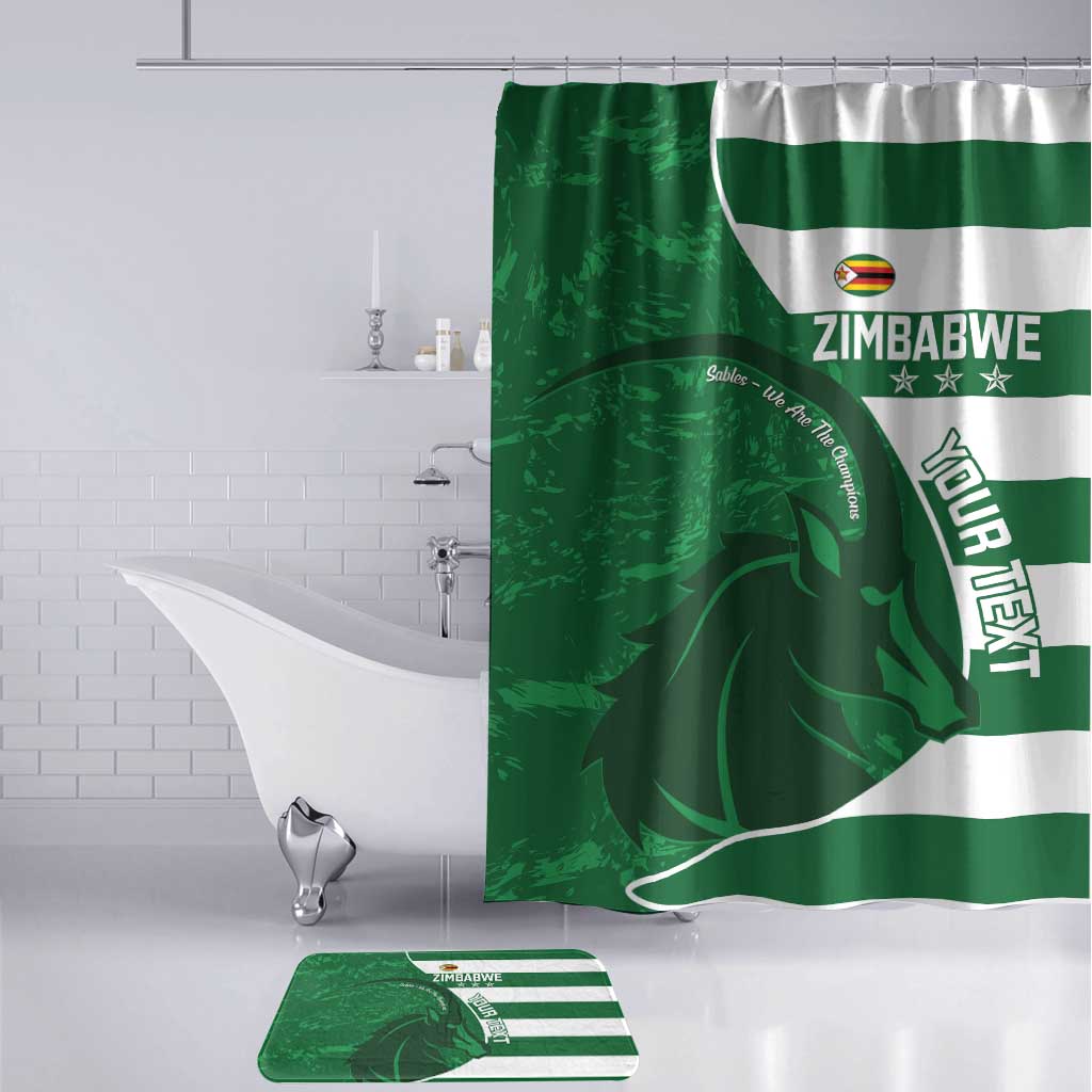 Zimbabwe Rugby Custom Bathroom Set Sables 3rd Champions Proud