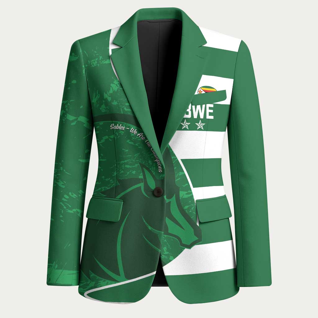 Zimbabwe Rugby Custom Blazer Sables 3rd Champions Proud