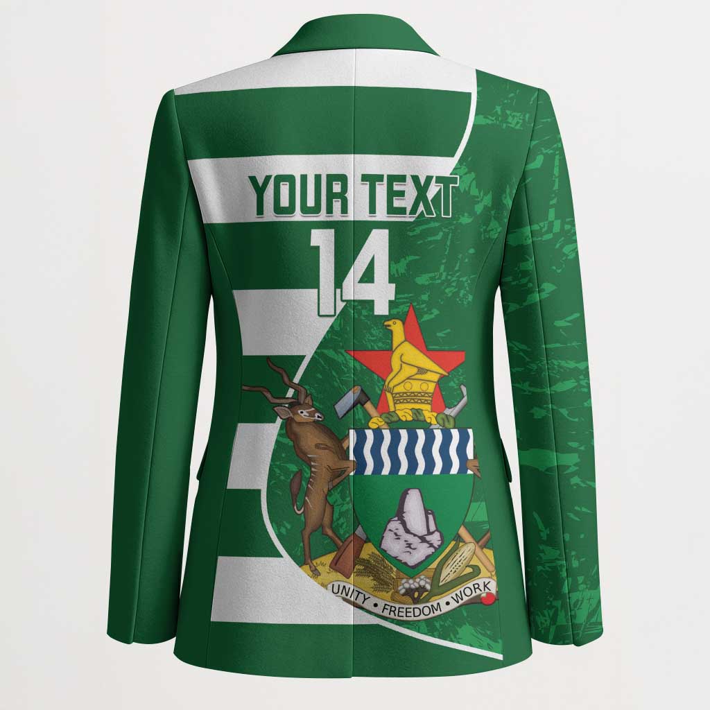 Zimbabwe Rugby Custom Blazer Sables 3rd Champions Proud