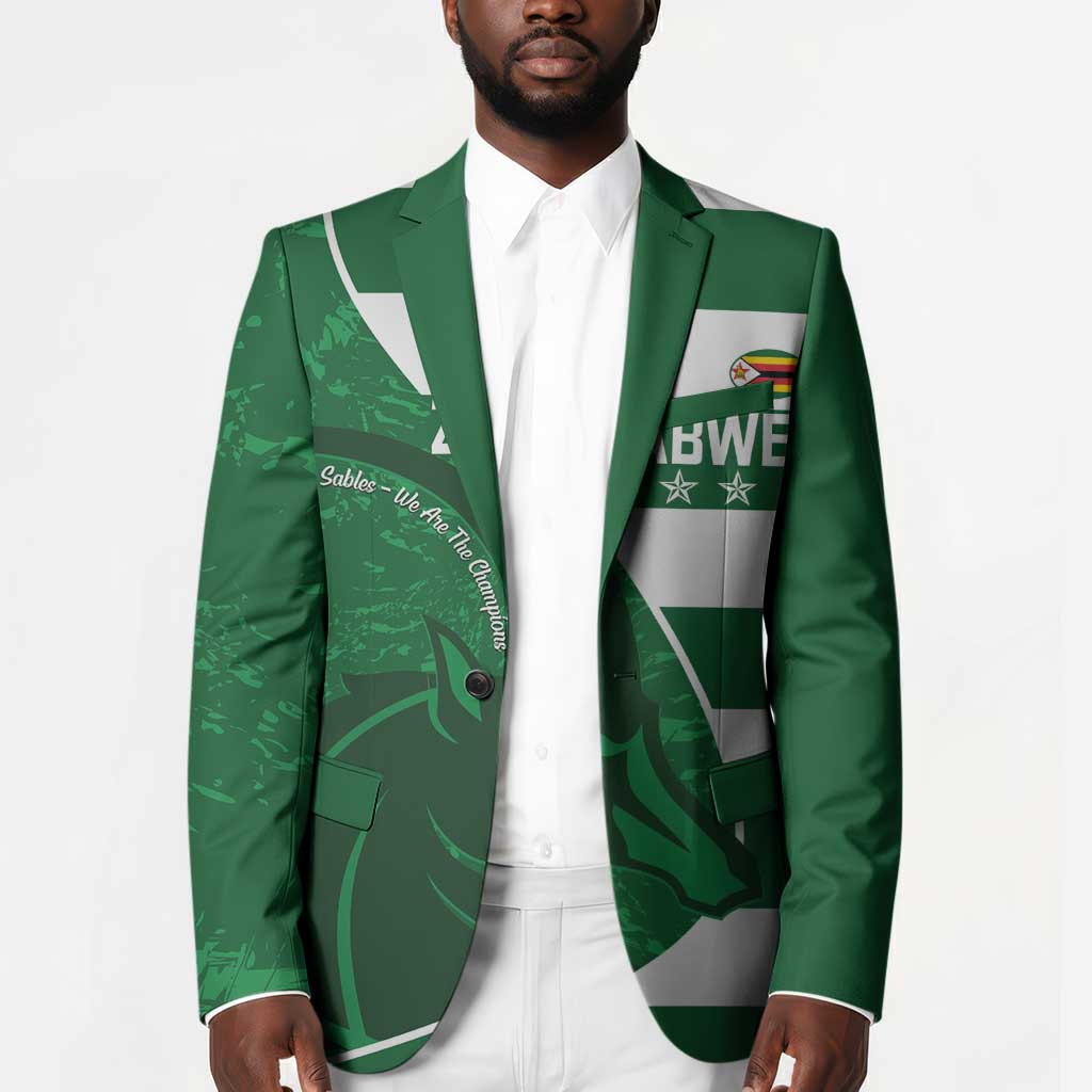 Zimbabwe Rugby Custom Blazer Sables 3rd Champions Proud