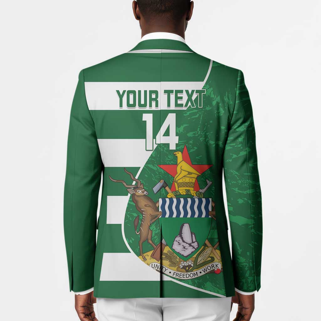 Zimbabwe Rugby Custom Blazer Sables 3rd Champions Proud