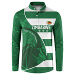 Zimbabwe Rugby Custom Button Sweatshirt Sables 3rd Champions Proud