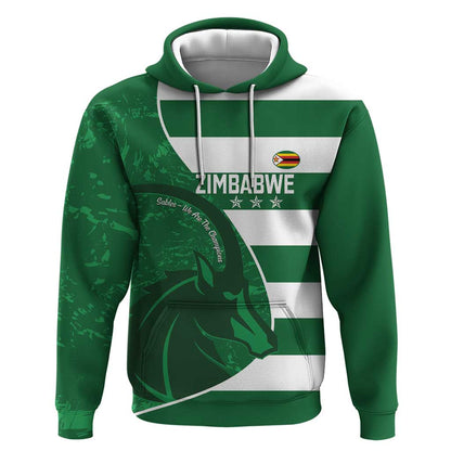 Zimbabwe Rugby Custom Hoodie Sables 3rd Champions Proud - African Pride