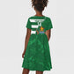 Zimbabwe Rugby Custom Kid Short Sleeve Dress Sables 3rd Champions Proud - African Pride