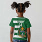 Zimbabwe Rugby Custom Kid T shirt Sables 3rd Champions Proud - African Pride