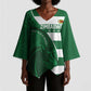 Zimbabwe Rugby Custom Kimono Sleeve Blouse Sables 3rd Champions Proud