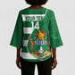 Zimbabwe Rugby Custom Kimono Sleeve Blouse Sables 3rd Champions Proud