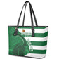 Zimbabwe Rugby Custom Leather Tote Bag Sables 3rd Champions Proud - African Pride