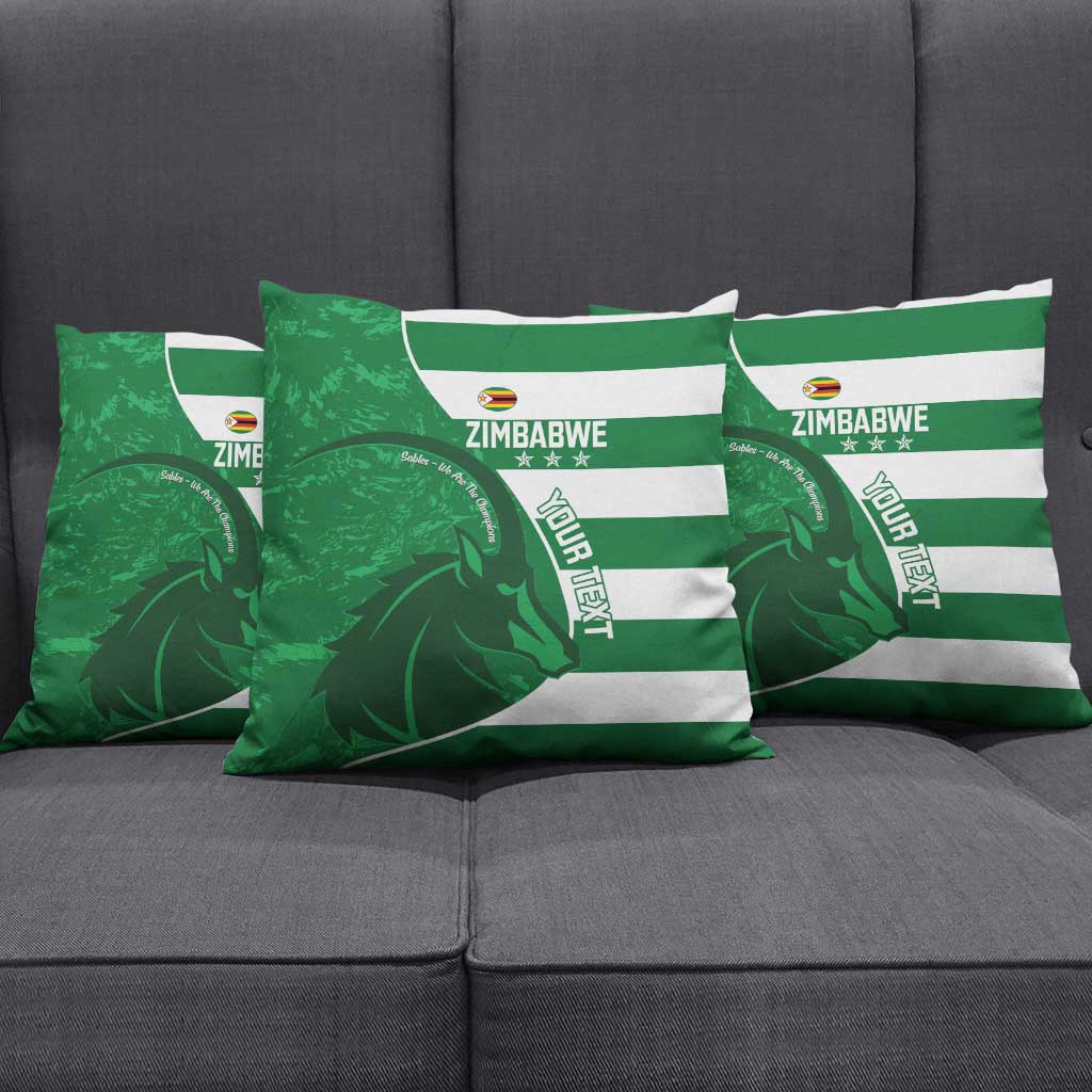 Zimbabwe Rugby Custom Pillow Cover Sables 3rd Champions Proud