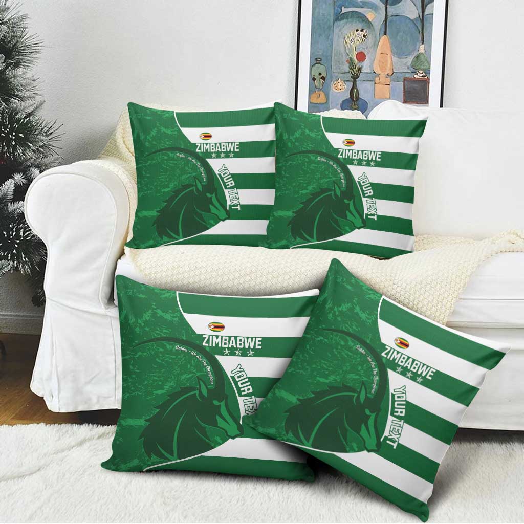 Zimbabwe Rugby Custom Pillow Cover Sables 3rd Champions Proud